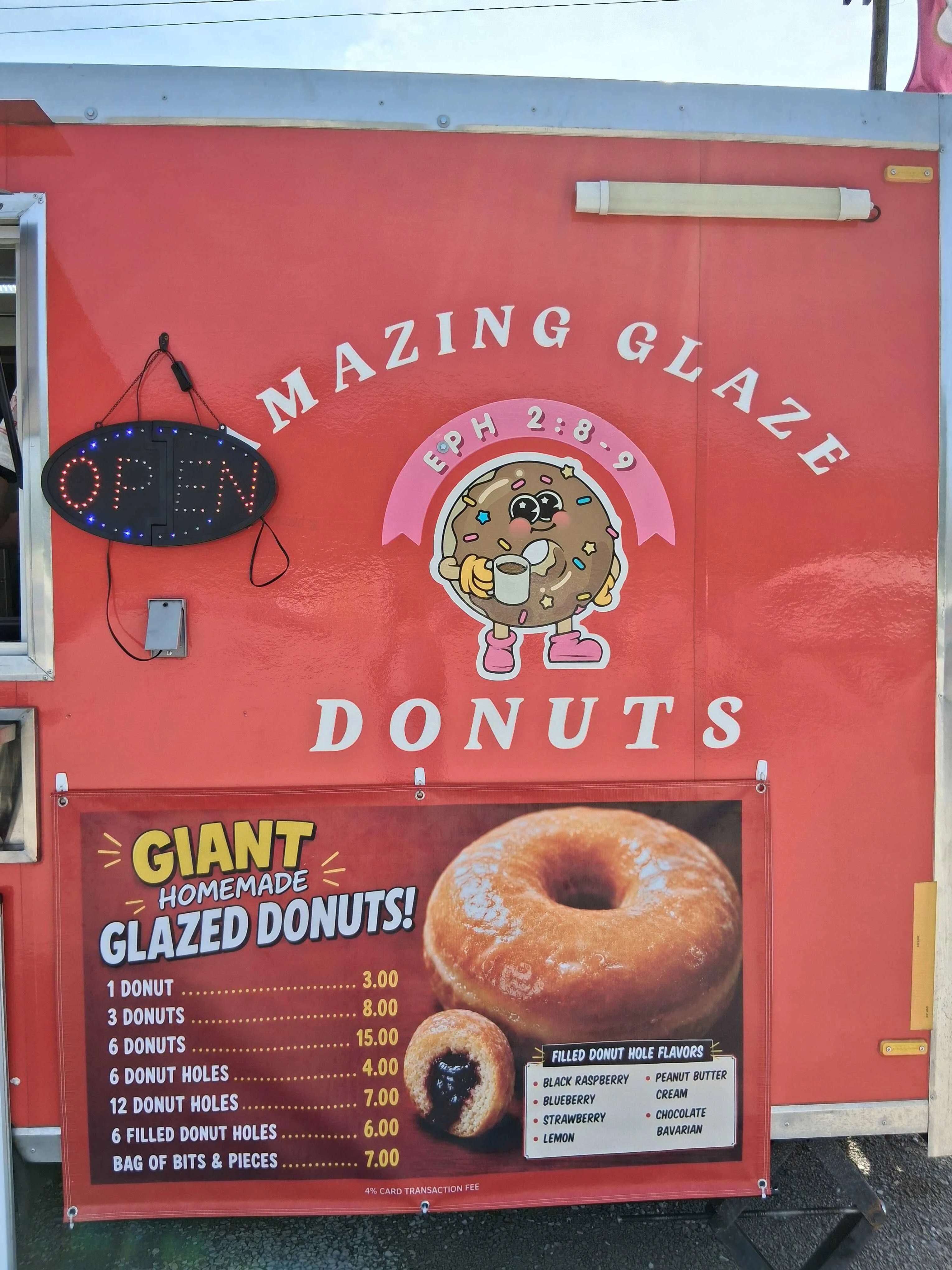 Amazing Glaze Donuts food trucks in Monticello KY near Lake Cumberland — hours, menu, and directions